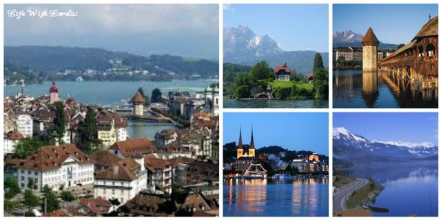 Lucerne Valley, Switzerland Collage