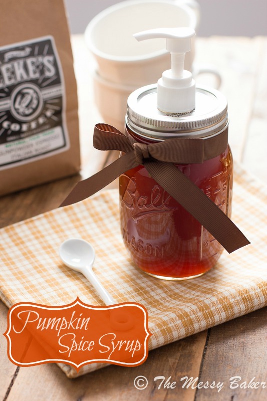 Homemade Pumpkin Spice Syrup Recipe with Printable