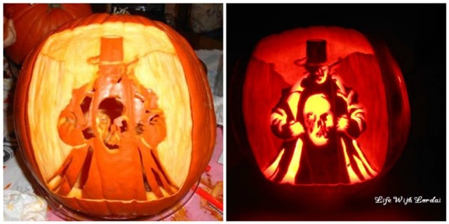 Dr Jeckyll and Mr Hyde Pumpkin Carving Comparison | Life With Lorelai